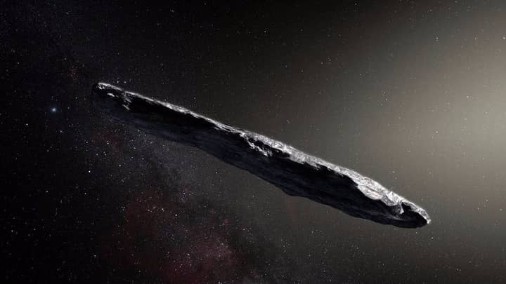 在我们的太阳系中发现了第一个已知的星际小行星