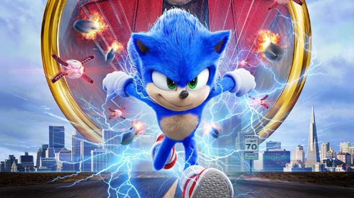 “ Sonic the Hedgehog'电影预告片都以全新的设计掉落