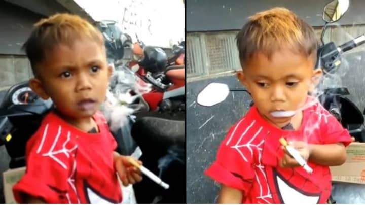 2岁的男孩，每天40次吸烟习惯“发疯”，如果人们不养活他的成瘾