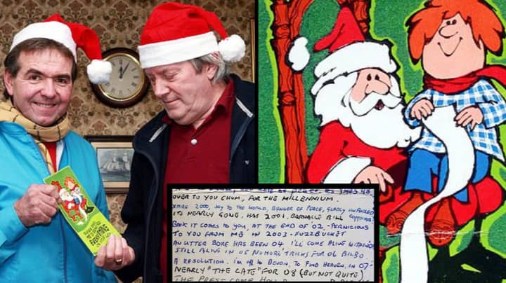 两个男人交换了43年的同一张圣诞贺卡