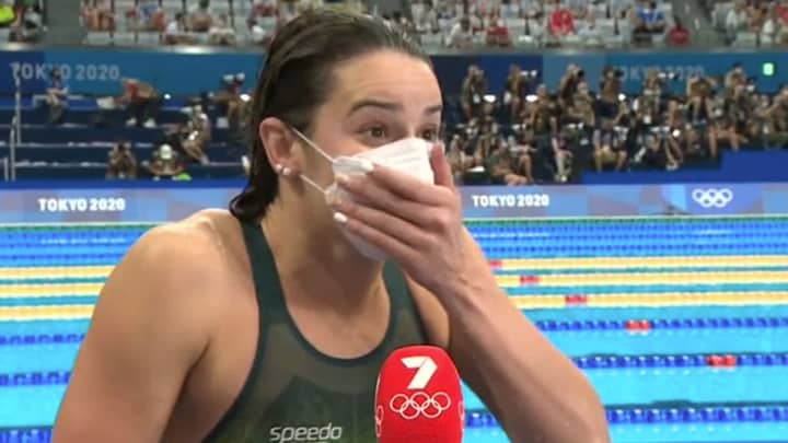 'f ** k是的：澳大利亚游泳者在赢得金牌后在面试中给出X级答案