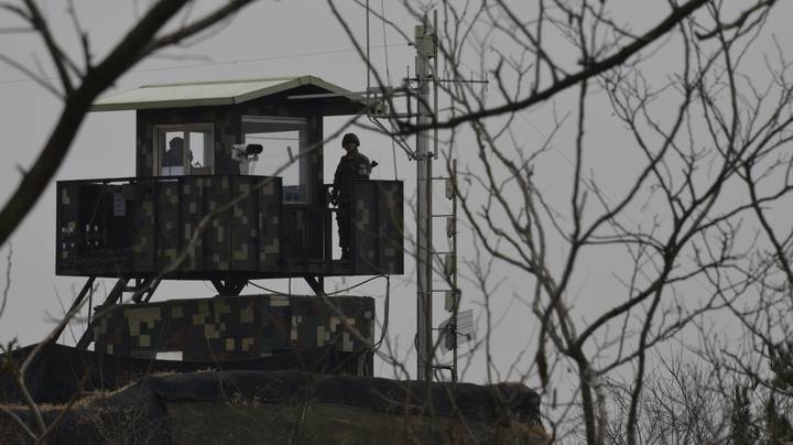 朝鲜前体操运动员跳跃安全围栏进入韩国