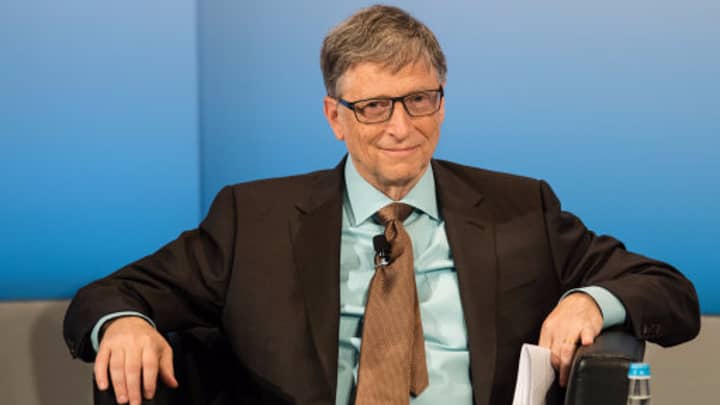 据报道，比尔·盖茨（Bill Gates）将他的财富的5％捐赠给了慈善机构