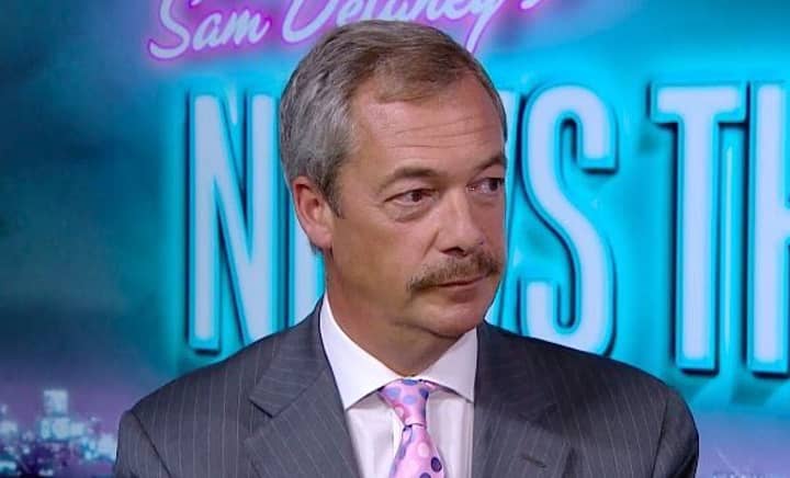 奈杰尔·法拉奇（Nigel Farage）长了胡子，没有人知道发生了什么事