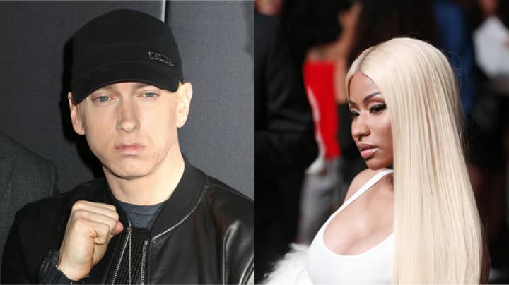 Eminem关于Nicki Minaj Rumors发表讲话“width=