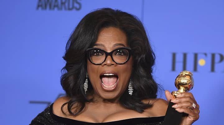 奥普拉·温弗瑞（Oprah Winfrey）用鼓舞人心的演讲在金球奖中偷走了演出