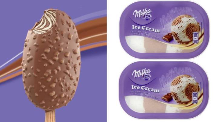 米尔卡推出了大量新的巧克力冰淇淋