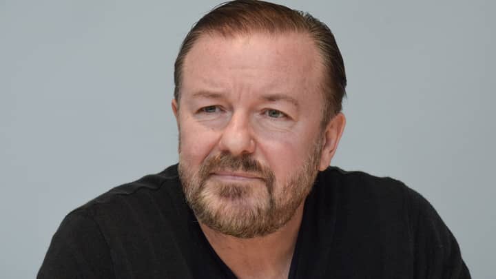 Ricky Gervais在写作时的时间只适用于八分钟“width=