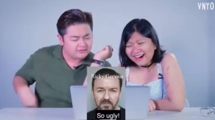 瑞奇·格维瓦（Ricky Gervais）对人称他为“如此丑陋”的视频做出了反应“width=