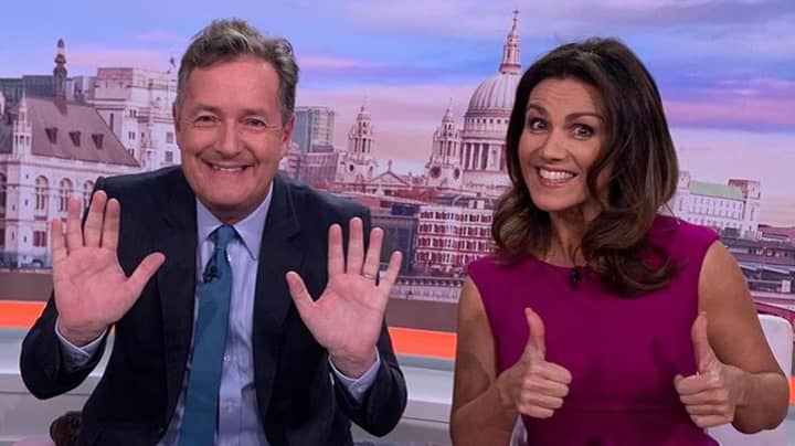 皮尔斯·摩根（Piers Morgan）正在休息一下早安英国