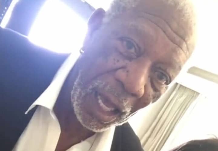 摩根·弗里曼（Morgan Freeman）记录了他的第一个Snapchat，一点也不印象
