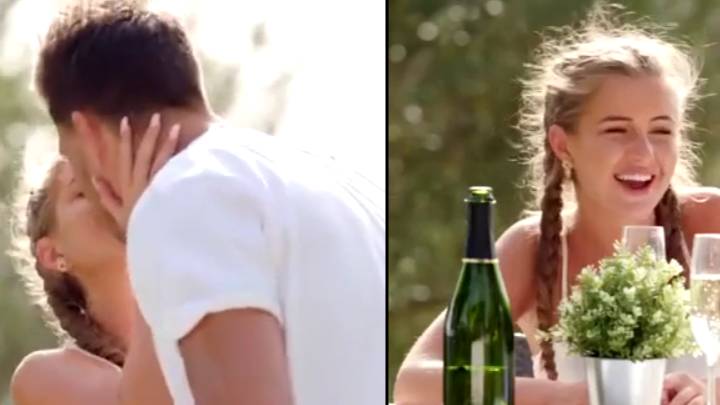 镜头角度似乎揭示了“爱之岛”之吻被拍了两次