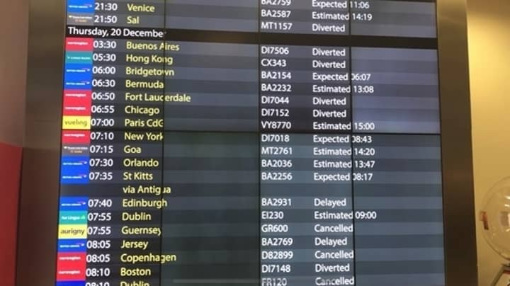无人机目击事件导致伦敦盖特威克机场旅行中断