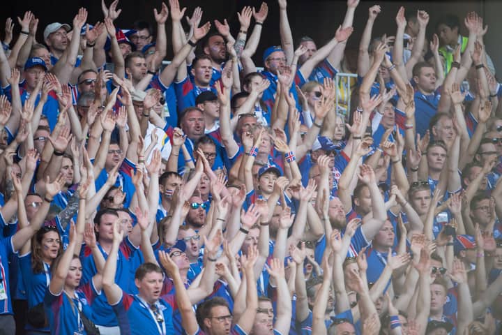 令人惊叹的99.6％的冰岛人口在周六观看了世界杯的首次亮相