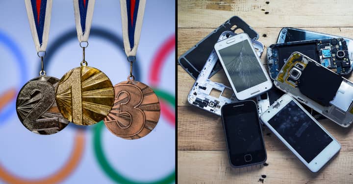您的旧手机可以帮助使用可回收的黄金获得奥运会