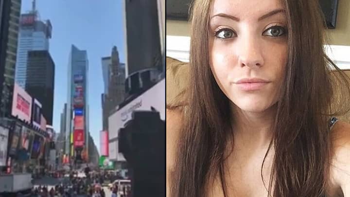 在时代广场车祸中被杀的女孩在刚刚发布的片刻之前发布了视频