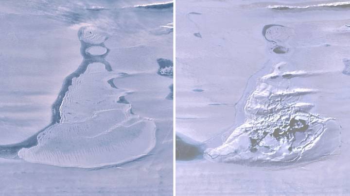 科学家揭示了巨大的南极湖“突然”在卫星照片中消失