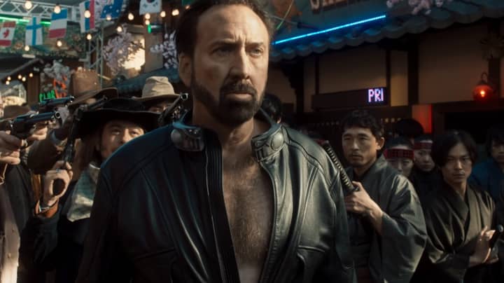 尼古拉斯·凯奇（Nicolas Cage）在预告片中与牛仔和武士作战，因为他说的是他的“有史以来最疯狂的电影”