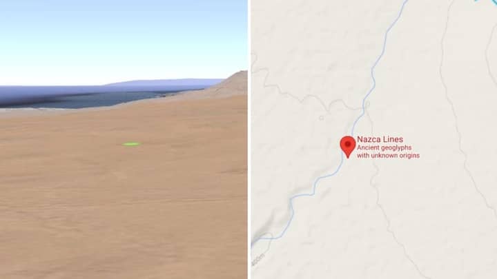 Google Maps用户坚信他们在纳斯卡线附近找到了外星门户网站