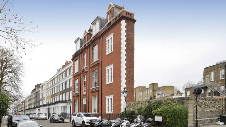 市场上超级瘦伦敦公寓，价格近80万英镑